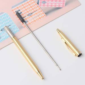 Stylo bille publicitaire en métal économique, pointe 1,0 mm, logo personnalisé pour hôtels et cadeaux - Product Image 3