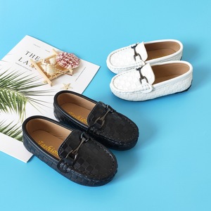 Wholesale <strong>Kids</strong> Children Boys Girls Moccasin <strong>Loafers</strong> Slip on Leather Shoes - Product Image 2