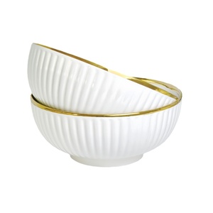 Élégante Assiette Carrée en Céramique pour Steak Poisson Riz, Bols Seau de Ménage Plaqués à Bords Simples avec Motif de Fruits - Product Image 5