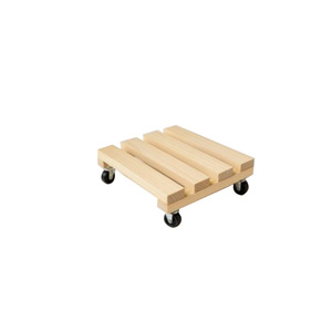 Plateau à fleurs mobile en bois personnalisé pour une présentation pratique des fleurs, balcon avec support à fleurs mobile <span class=keywords><strong>sur</strong></span> <span class=keywords><strong>roulettes</strong></span> - Product Image 2