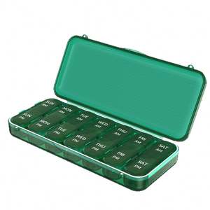 Custom Logo Magnetic <b>Switch</b> Waterproof Travel Pill <b>Case</b> 7-Day Capacity Portable Medication Organizer for Promotional Gifts - Product Image 4