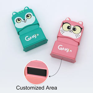 <span class=keywords><strong>Tampon</strong></span> <span class=keywords><strong>encreur</strong></span> personnalisé en caoutchouc <span class=keywords><strong>pour</strong></span> vêtements d'enfants, motif dessin animé, étanche, inaltérable, <span class=keywords><strong>pour</strong></span> la maternelle, 27x9mm, avec <span class=keywords><strong>tampon</strong></span> <span class=keywords><strong>encreur</strong></span> - Product Image 1