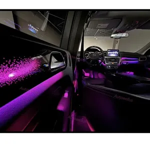 Iluminación Ambiental para Automóvil <span class=keywords><strong>de</strong></span> Calidad OEM con 22 LED para Mercedes Benz W166 GLE GLS, Luz Decorativa para el Tablero y las Puertas con Control por Aplicación - Product Image 2