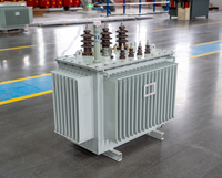 Transformador trifásico de aceite inmerso de la fábrica Hong Gu, elevador de tensión, modelo S11, 11kV 10kV 12.47kV 220V 110V