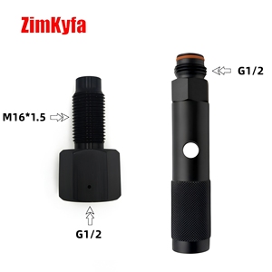 อะแดปเตอร์เปลี่ยนตลับ CO2 แบบเร็ว Zimakyfa 12 กรัม 88 กรัม/90 กรัม เกลียวสำหรับ Umarex/SIG SAUER MPX/MCX อุปกรณ์ลม OEM สีดำ 5 ชิ้น รับประกัน 1 ปี - Product Image 1