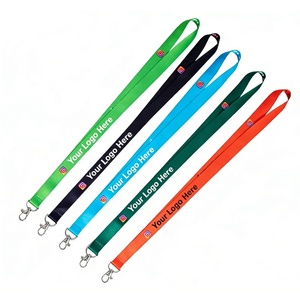 Cordón <span class=keywords><strong>de</strong></span> poliéster personalizado con logo para permisos <span class=keywords><strong>de</strong></span> trabajo, cuerda colgante <span class=keywords><strong>de</strong></span> nailon con serigrafía, correa para colgar el teléfono - Product Image 3