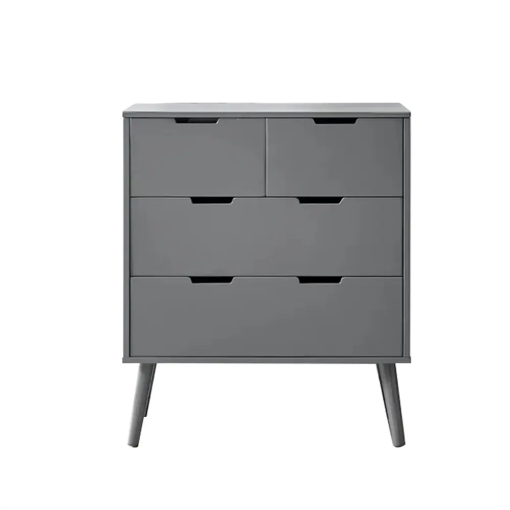 2023 hot sale wood small IKEA chest of drawers grey for flat modern luxury chest of drawers for living room