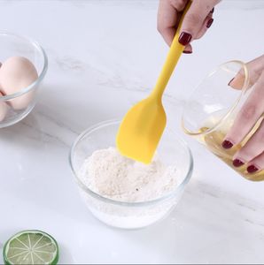 8 بوصة و 11 بوصة مقاومة للحرارة الملونة المعجنات الخبز أواني الطبخ زبدة سيليكون مكشطة ملعقة - Product Image 6