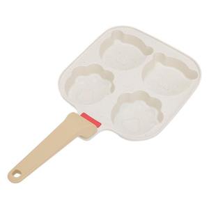 กระทะอาหารเช้าอเนกประสงค์แบบกำหนดเองได้ รูปทรงสี่เหลี่ยม ไม่ติดกระทะ มีสี่ช่องสำหรับไข่ สำหรับเด็ก ลายการ์ตูน กระทะหินไมแฟน - Product Image 3