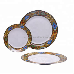 Offre Spéciale éthiopien classique style 47 pièces porcelaine dîner ensemble avec <span class=keywords><strong>telet</strong></span> conception - Product Image 5
