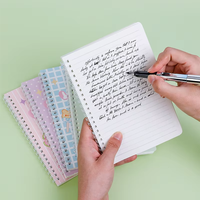 Carnet à spirales personnalisé style mignon, motif chat de dessin animé, fournitures scolaires pour enfants