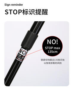 Bâton <span class=keywords><strong>de</strong></span> ski spécial directement <span class=keywords><strong>de</strong></span> l'usine pour adultes et enfants, bâton <span class=keywords><strong>de</strong></span> montagne télescopique réglable en 2 sections, extérieur quatre saisons - Product Image 6