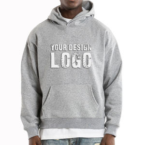 Sudadera Deportiva Holgada sin Cordones para Hombre, con Logotipo Personalizado, de Algodón Grueso, con Hombros Caídos, en Oferta - Product Image 2