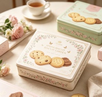 Boîtes en papier recyclables pour emballages alimentaires, particulièrement adaptées aux biscuits, compatibles avec divers supermarchés