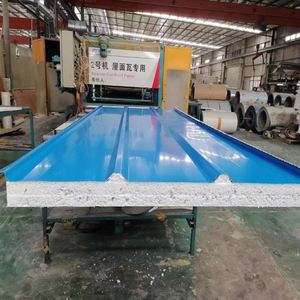 Panneau <span class=keywords><strong>sandwich</strong></span> EPS à bas <span class=keywords><strong>prix</strong></span>, <span class=keywords><strong>prix</strong></span> au m², panneau de <span class=keywords><strong>toiture</strong></span> <span class=keywords><strong>sandwich</strong></span> en acier isolé EPS pour entrepôts, construction insonorisée - Product Image 2