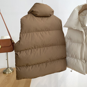 Nuevo Chaleco de Punto para <span class=keywords><strong>Mujer</strong></span>, Otoño-Invierno, Talla Grande, Cálido, Suave al Tacto, con Bolsillos y Cierre, Sin Mangas - Product Image 5