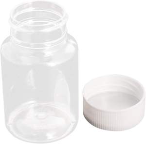 Botella de gomitas transparentes de 150ml y 5oz con tapa CRC - Product Image 3