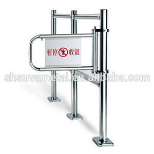 Cintura alta peatonal de compras de supermercado de pago de la puerta de oscilación - Product Image 2