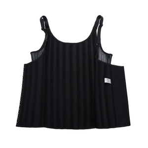 Vendita calda Plus Size Fajas Colombians Tummy Control corsetto Latex con 25 Steel Bone Waist Trainer Vest - Product Image 3