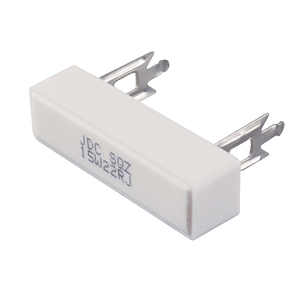 Résistance de puissance axiale bobinée traversante <span class=keywords><strong>JDC</strong></span> SQZ à boîtier céramique -55°C +200°C 5W-100W 0.1-100k 1% 10% Tolerance Étamée - Product Image 3