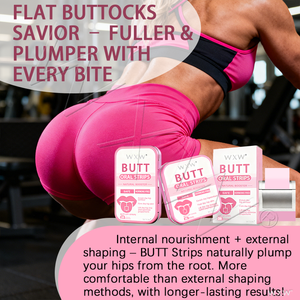 Tiras Orales para Mejorar los Glúteos OEM con Vitaminas y Ácido Pantoténico para un Reafirmante y Levantamiento Natural - Product Image 2