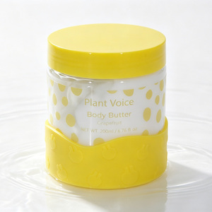 Beurre corporel fouetté avec manchon en silicone OEM ODM Marque privée Crème <span class=keywords><strong>hydratante</strong></span> au beurre de karité pour peaux sèches - Product Image 5