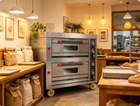 Nouveau Four à Boulangerie et Pizza Électrique Monodeck 6400W Multifonctionnel 2026, 4 Plateaux, Protection Contre la Surchauffe, Garantie 1 An, Usage Commercial