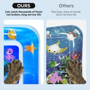 זמייקר חתול חדש מים לחתולים מים מחצלת אנטי-שריטה מעובה חיישן מים לשחק כלבים חתולים - Product Image 5