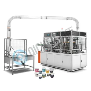 QICHEN KBM Industrial Carton Cup Machine - Fast Ripple Forming For Cafes Juice Bars