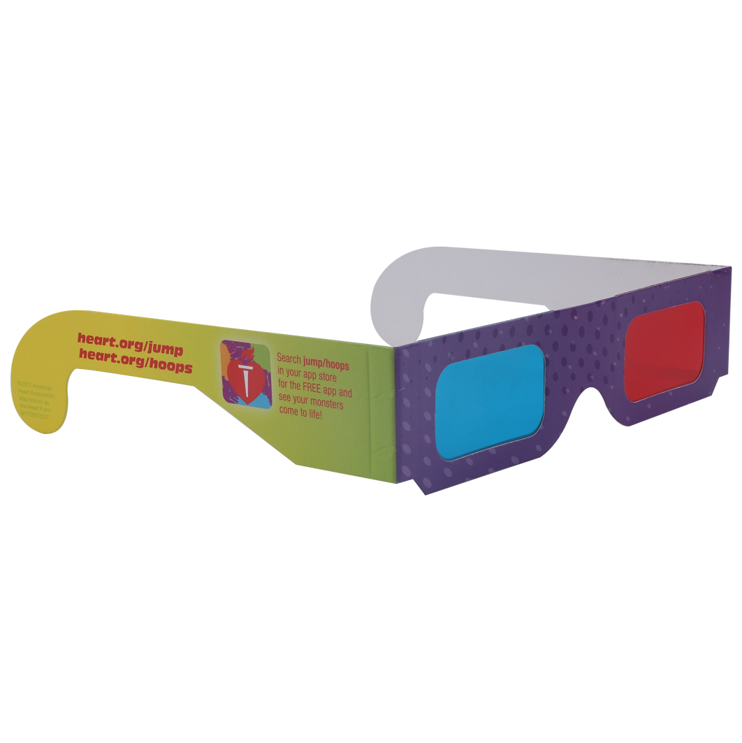 Produktbild von TPFNet 3D-Brille Anaglyphenbrille Rot/Cyan 3D Brille Zum Ansehen Von Filmen 3d Kino Brille Material Kunststoff Farbe Schwarz 10 Stueck S0m450y3