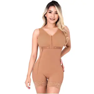 Doğum sonrası sıkıştırma vücut şekillendirici | Kolombiya karın kontrol Shapewear kadınlar için | Orta uyluk kuşak dahili sutyen