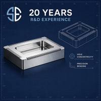 Pièces usinées CNC certifiées ISO9001, support de montage structurel pour plaque de base thermique de capteurs optiques de haute précision, personnalisé par OEM