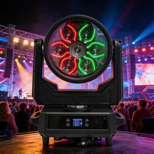 ไฟหัวเคลื่อนที่แบบ Beam Wash LED <span class=keywords><strong>Osram</strong></span> 650W กันน้ำ IP65 พร้อมปริซึม สำหรับงานคอนเสิร์ตกลางแจ้ง เวที งานเทศกาล ให้เช่า - Product Image 1