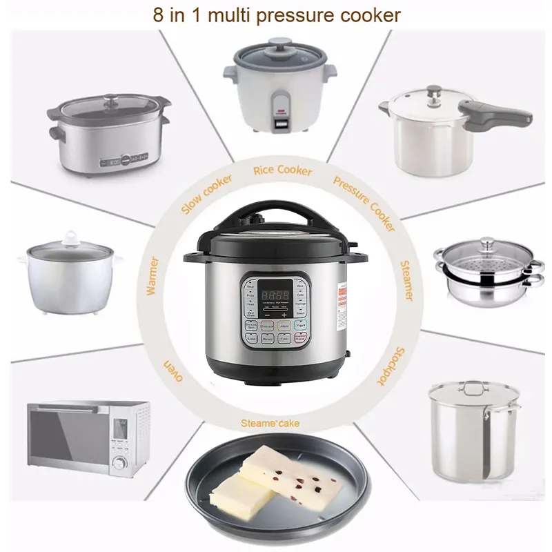 220V Multifunctional Household Electric Cooking Pot Smart Reservation  Non-stick Rice Cooker Large Capacity Electric Hot Pot 3.5L