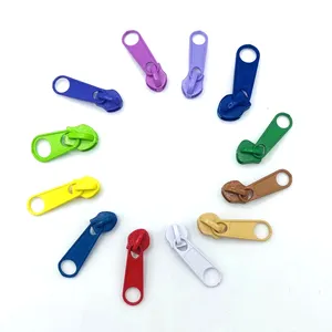 최고 품질 핫 셀링 파우치 슬라이더 다채로운 슬라이더 지퍼 사용자 정의 PVC 커버 지퍼 풀러 지퍼 백 인쇄 슬라이더