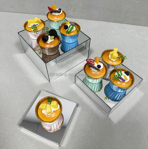 Cube Box pour <span class=keywords><strong>Buffett</strong></span> Dessert Cupcake Shop Store Comptoir Affichage Risers Affichage Commercial Dessert Stand De Desserts - Product Image 2