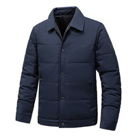 Blouson Bomber Homme Épais Style Streetwear Col Rabattu Motif Cœur Tendance Léger Automne Hiver