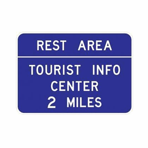 Signes de zone de repos Panneau de signalisation routière Plaque en métal Garage Man Cave Wall Decor - Product Image 6