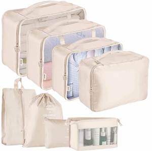 Cheap Luggage Organizers Lightweight 8 Pcs Set Travel Bag Packing Cubes for <b>Suitcases</b> - Product Image 1