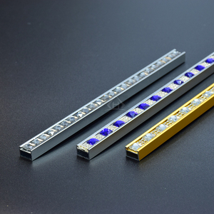 12*9mm U hình dạng nhôm ngói cạnh <span class=keywords><strong>TRIM</strong></span> tôn tạo với đồ trang sức - Product Image 3