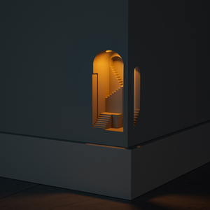 Lámpara de Pared LED de Yeso Contemporánea Empotrada para Dormitorio, Sala de Estar, <span class=keywords><strong>Bar</strong></span> y Restaurante, Iluminación Ambiental de Esquina - Product Image 4