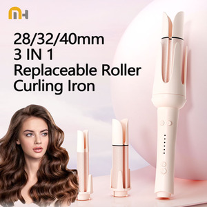 Rizador de pelo automático de 32 mm, rizador de cerámica con rotación automática, rizador profesional de 40 mm, varita <span class=keywords><strong>para</strong></span> rizar el cabello, regalo. - Product Image 1