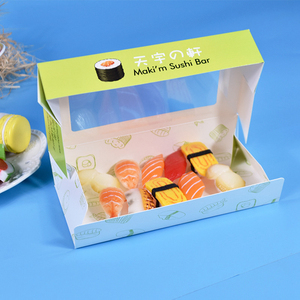 Phân Hủy Sinh Học Sushi Bento Hộp Matt Cán Lớn Takeout Sushi Cuộn Container Nhà Máy Nhà Cung Cấp Của Bìa Bao Bì Cho Thực Phẩm - Product Image 3