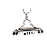 Knalpot Catback Titanium Ringan MPER untuk BMW M5 F90 M8 F92 Gaya AK Finishing Matte Plug and Play Peningkatan Performa