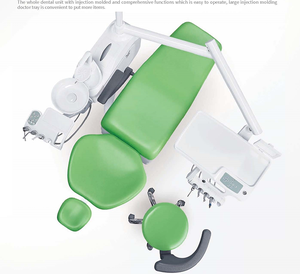 Fauteuil dentaire ergonomique avec réglage électrique et conception de contrôle des infections, unité dentaire de traitement à haute capacité de charge pour clinique - Product Image 3