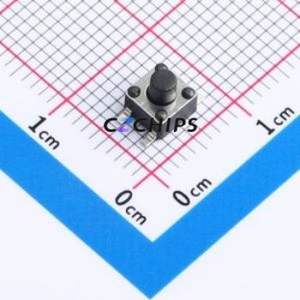 K2-1109SP-C4SA-04 Tactile Switch SMD-4P,4.5x4.5mm Switch Single Pole Single Throw Round Button 2.5N Vertical Mount - Product Image 1