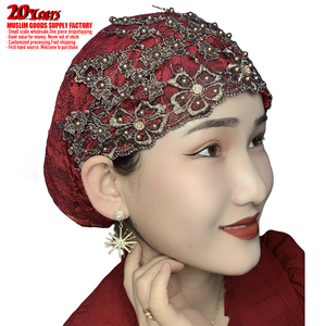 Wholesale supplier of high-quality Indian ethnic fashion Muslim women's headscarves and <b>hats</b> - Product Image 3