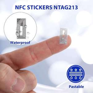 Etiquetas NFC NTAG213 de Alta Calidad, Etiqueta Adhesiva RFID HF de 10x20 mm, Etiqueta de PET Duradera para Joyería, Tarjetas de Visita, Pagos, <span class=keywords><strong>Hoteles</strong></span> - Product Image 4