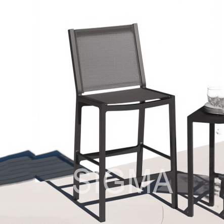 Modern Outdoor Furniture Aluminum frame chair Bar stool