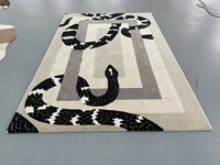 Non-Slip Machine Made Modern Light Luxury Chinese Home Bedroom Living Room Hallway Runner Large Carpet Rug Exercise Prayer PET